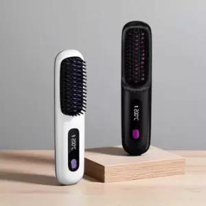 무선 빗고 데기 매직 브러쉬 고데기 출근 전 빠른 머리 손질 휴대용 여행용