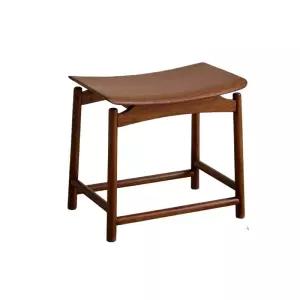 원목 보조 원형 오크나무 월넛 우드 북유럽 스타일 올드 엘름 월넛122075