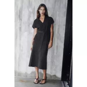 [국내배송] 자라 ZARA 벨티드 니트 베스트 - 그레이 923572