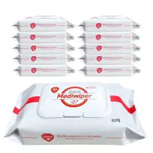 메디와이퍼 손소독 물티슈 80매 10개입