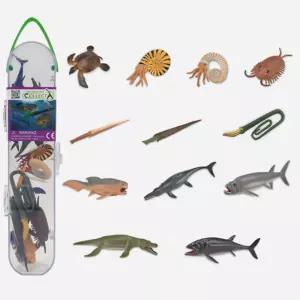 컬렉타 바다 고생물 미니 피규어 장난감 12종 세트