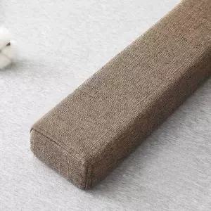 매트리스 틈새 쿠션 침대 푹신한 사이드 방석 회색 직사각형