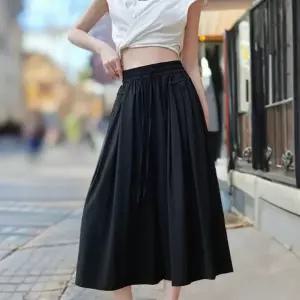 큐롯팬츠 8부 밴딩 롱 치마바지