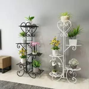 화분장식장 식물장 거실화분대 선반 받침대 진열대 철재