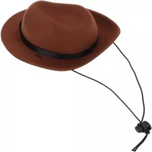 반려동물 모자 부드러운 강아지 의상 귀여운 카우보이 조절 가능한 밴드 탑 편안하게 착용하세요 고양이