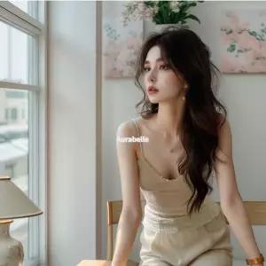 [RIZPICK]WL 아우라벨르 4색상1세트 레이스레이어드 나시민소매 슬립