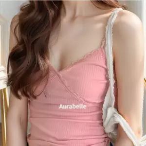 [RIZPICK]WL 아우라벨르 레이스 핑크 레이어드 나시민소매 슬립