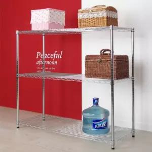 와이드메탈랙 1200 3단 메탈선반 진열대 진열장 수납선반 메탈렉