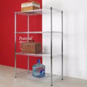 와이드메탈랙 900 4단 메탈선반 진열대 진열장 수납선반 메탈렉