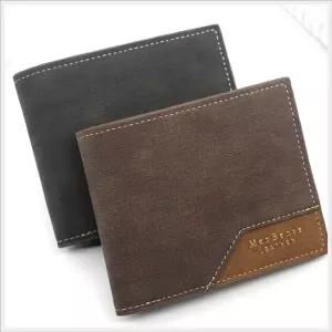 남성 인조가죽 스티치 포인트 동전수납 반지갑 남성지갑 남자반지갑