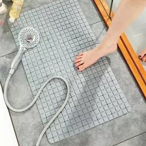 논슬립 욕실매트 흡착 욕조 미끄럼방지매트 화장실 바닥 PVC 물빠짐 발매트_24895833