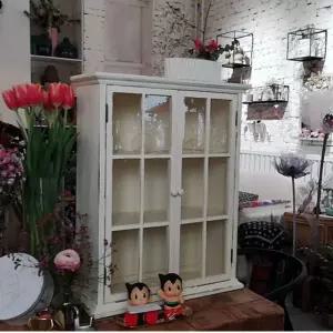 주방 장식장 북유럽 그릇 수납 빈티지 찻잔 홈카페 엔틱 인테리어 캐비넷