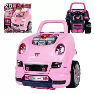 바니랜드 모터마스터 스포츠카 (캔디핑크) 운전놀이 운전대놀이
