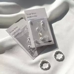 오발 실버 은볼 반지 DIY 만들기 키트 925 은 비즈 링 실버반지