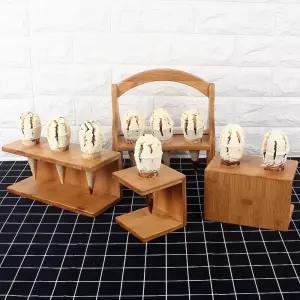 콘 거치대 진열 트레이 투명 스텐