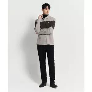 빈폴 멘 폴리 혼방 슬림 슬랙스 블랙 BC4721O175