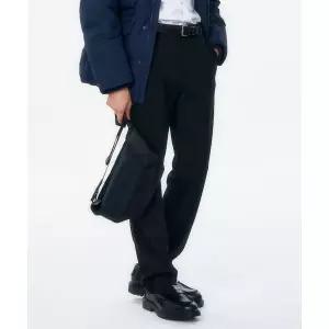 빈폴 멘 기모 스탠다드핏 슬랙스 블랙 BC5X21C275