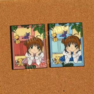 카드캡터 체리 사쿠라 메탈 뱃지 메탈 브로치 귀여운 백팩 및 액세서리