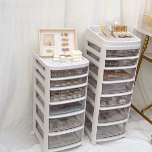 젤네일 선반 바퀴수납장 1. 바퀴형 네일 소품 매니 3단