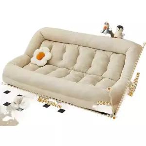 침대식쇼파 2인용 좌식 접이식 다리없는 리클라이너