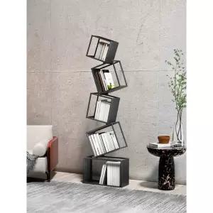 오픈 책장 디자인 거실 코너 선반 철제 모던 수납장