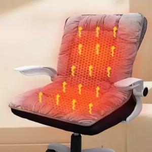 엉뜨 1인용 방석 발열매트 등받이 학생용 열방석