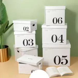 키밍 종이 정리함 리빙박스 상자 소품 수납함 다용도