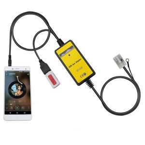 Yomikoo AUX 어댑터, 카 스테레오 USB MP3 체인저는 비틀 파사트 A4 S4 제타 CD 2004-2011, 폴로 12pin 케이블 VWAudi A3 2008-2010, 및 2007-2009, 2009-2011, 호환됩니다 2003-2011, / 2005-2011에