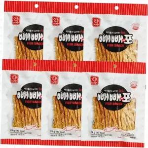 빼빼포 매운맛 24g 6개