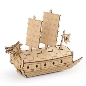 [아트박스]/영공방 DIY 나무 모형 조립 키트 풀백 거북선 TM580