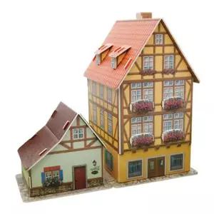 [아트박스]/영공방 DIY 나무 모형 조립 키트 종이 독일집 PM300