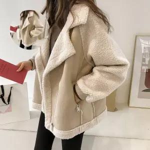 여성 페이크퍼 무스탕자켓 통기성 아우터