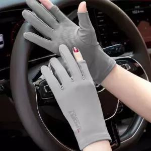 그립니엘 쿨링스 여성 2컷 스포츠 장갑(그레이) 자전거 등산 헬스 반장갑 운동장갑