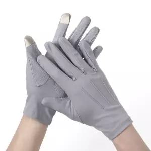 그립니엘 심플 여성 스포츠 터치장갑(그레이) 자전거 등산 헬스 스마트폰 터치장갑