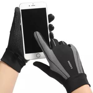 그립니엘 쿨라이트 여성 스포츠 장갑(그레이) 자전거 등산 헬스 반장갑 운동장갑