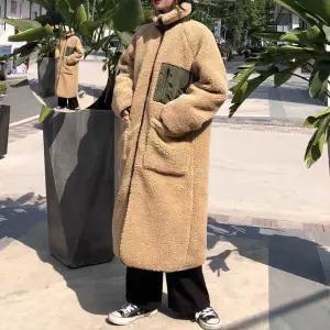 여성 롱점퍼 양털 롱자켓 캐주얼룩