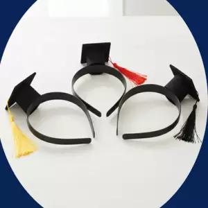 마이픽 졸업학사모머리띠 파티용품머리띠