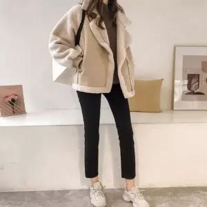 항공점퍼 겨울 데일리 여자 페이크퍼 뽀글이 무스탕 자켓