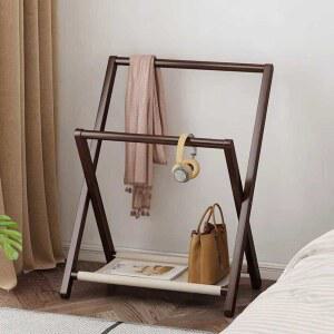 원목수건걸이 스탠드 원목 인테리어 타월 타올 스타일 간이옷걸이 수건걸이