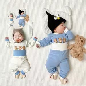 곰세마리 아동 순면 배앓이방지 실내복 205282