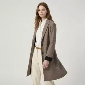 [막스카라]클래식 체크 벨트 트렌치 코트 [M01PWU503ME]