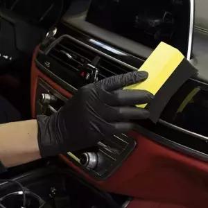 [RIZPICK]자동차 타이어 차량 바퀴 세차 광택 스펀지 청소 패드