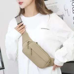 여성캐주얼 데일리 레더 아동 URD-322 베이직 힙색 가벼운 07WDD65A44 베이지