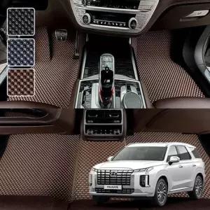 전용 팰리세이드 엠보싱 차세대 고무매트 1열2열 (2019~24.12) 3D 세트