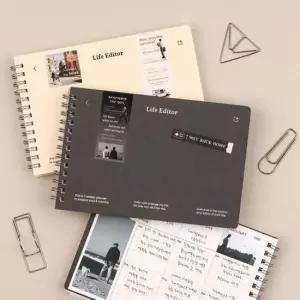 [문구/오피스] 6개월 만년형 플래너 1P 월간 주간 스케줄러 일정관리