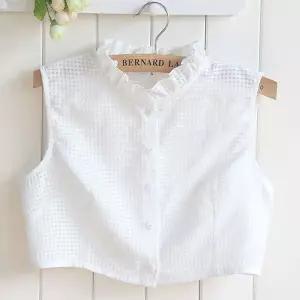 프릴 차이나 페이크 카라 넥케이프 이너카라 프릴카라