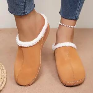 셉띠엠브레 가을 여성슬리퍼 빅사이즈 기모 웨지 풀오버 UNO3