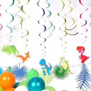 파티가랜드 파티 휠 장식 공룡5개입 생일 배너 소품 가랜드 세트