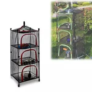 캠핑 식기 그릇 보관 설거지통 걸이식 매쉬 건조대 걸이식바구니