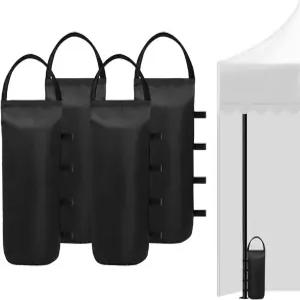 112 LBS 캐노피 무게의 야외 광고 텐트 선쉐이드 고정 방풍 팝업 없음 샌드 4팩 패키지는 다양할 수